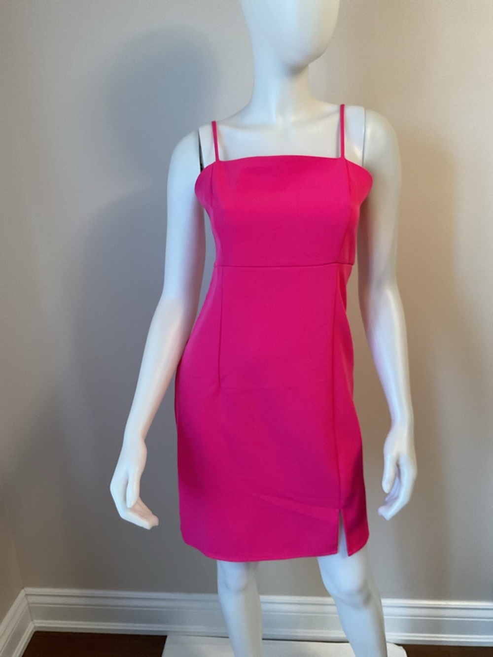 Only Hot Pink Spaghetti Strap Dress - Picture 2 of 9